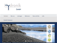 Tablet Screenshot of hydronik.com